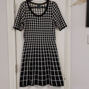 Windowpane dress